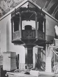 Restaurering av Oslo domkirke [Fotografi]