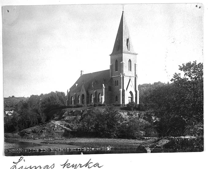 Text på kortet: "Ljungs kyrka".