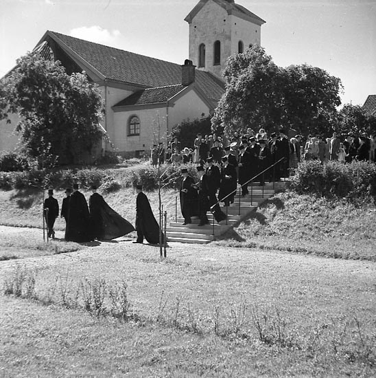Enligt notering: "Kyrkogårdsinvigning Skredsvik Aug 1949".