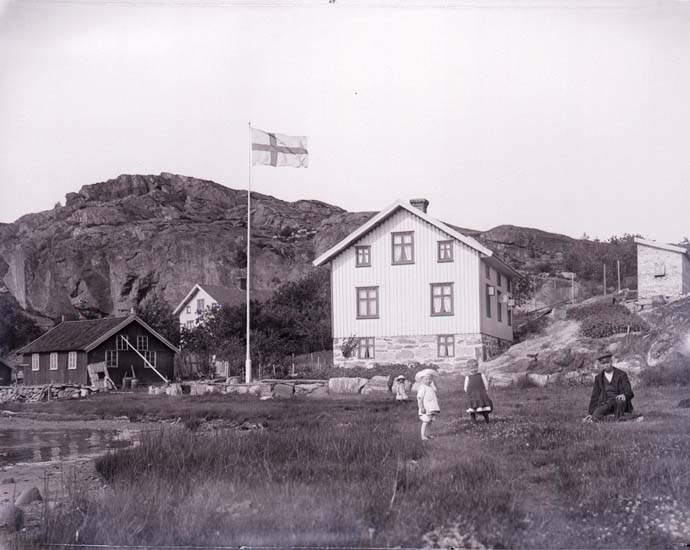 Julius Johanssons gård i Brattås år 1912