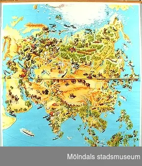 Karta: Asien - Näringsliv, märkt nr 41.