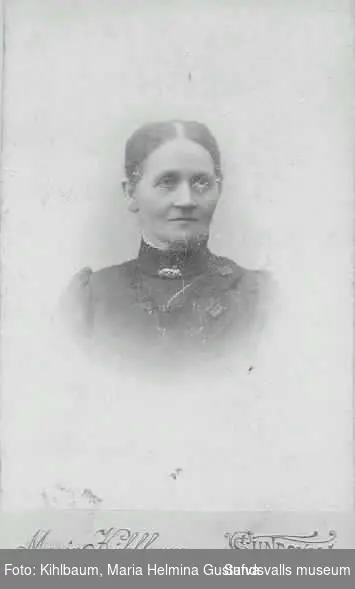 Troligen fru Hörnell, född Nordin från Vivstavarv