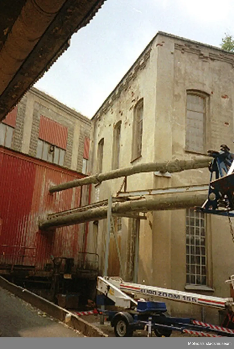 Papyrus Hus 12, transformatorbyggnad 1995-07-18.