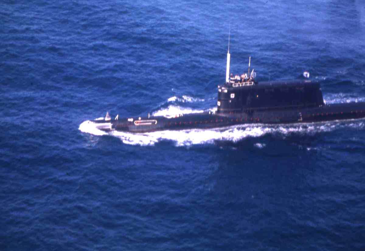 Russisk ubåt av Golf II - klassen. 