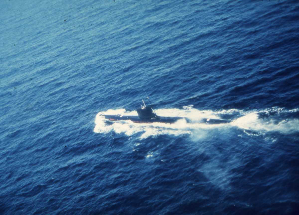 Russisk ubåt av Foxtrot - klassen.