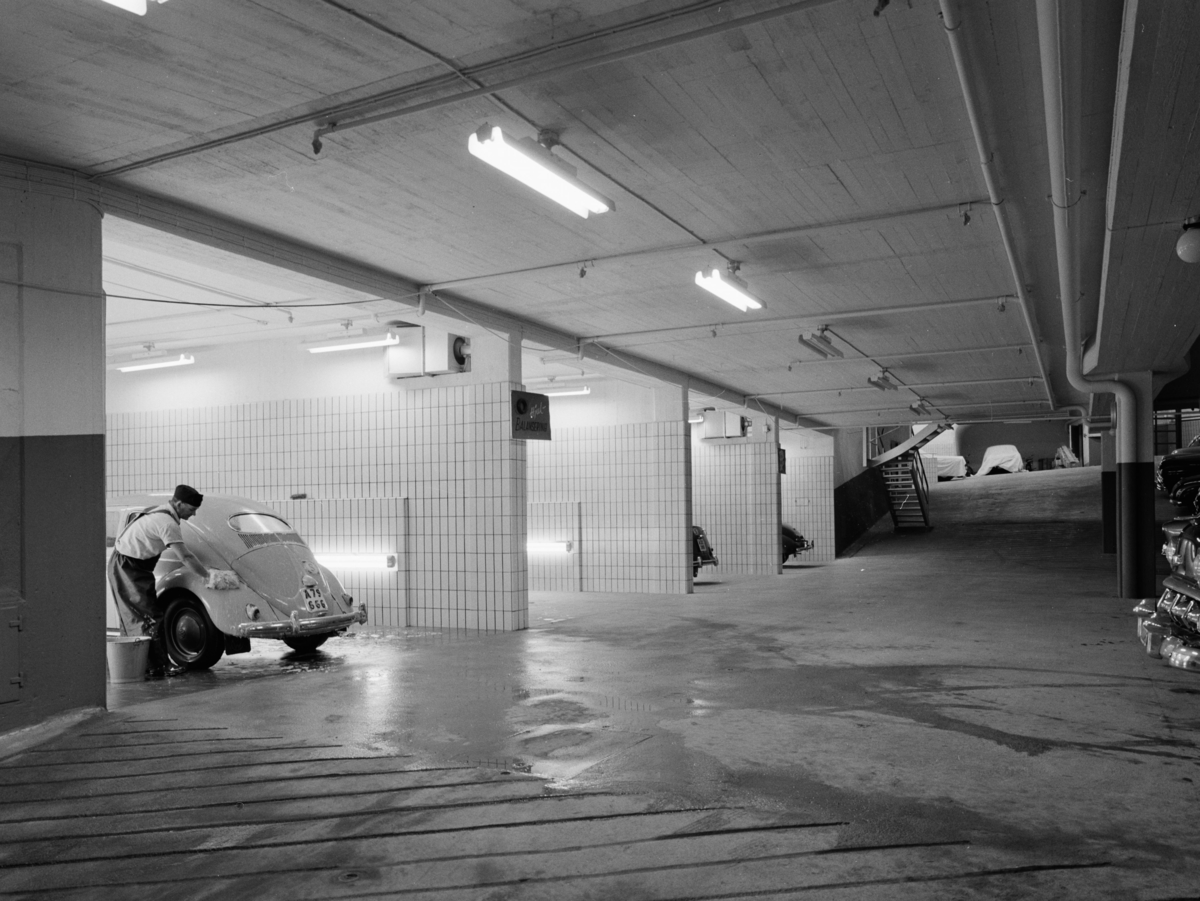 Katarinagaraget
Interiör av garage, tvättservice för bilar
