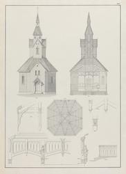 Trekirke med 396 plasser [Grafikk]