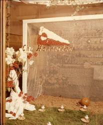 Kinoreklame fra 1950-1960-årene. Utstillingsvindu fra Chr. H