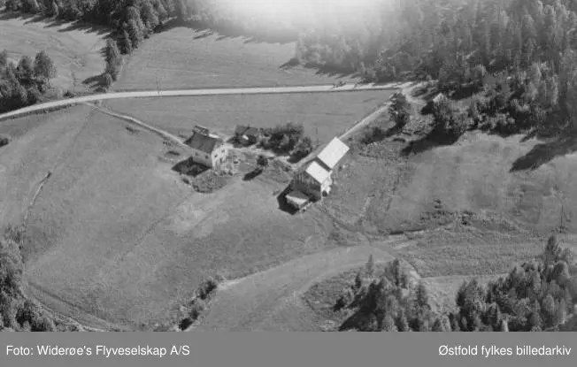 gårdsbruk, skråfoto,