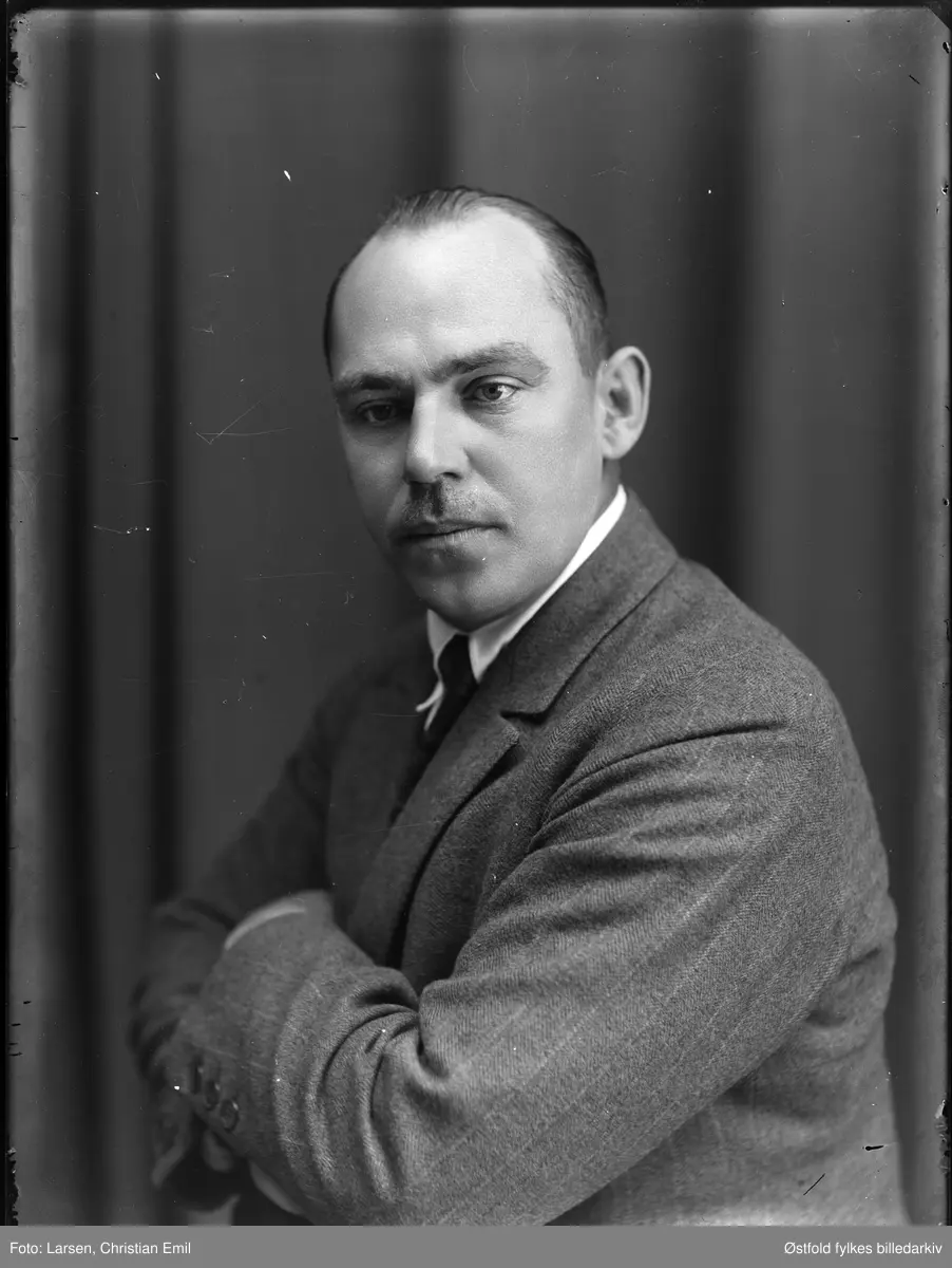 Portrett av ukjent mann.