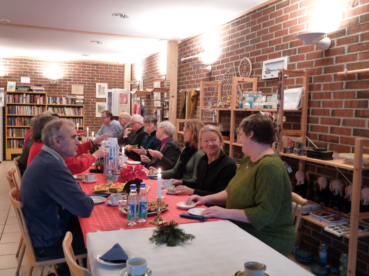 Juleavslutning på Berg-Kragerø Museum  med vennene, ansatte og kommunen.
15.12.2009