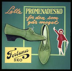 Samling bilder Bakken Skofabrikk - varemerke Fortuna.