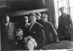 Namsos. Interiør fra russerleiren.