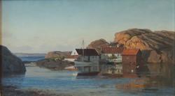 Fra Hellesundskanten [Oljemaleri]