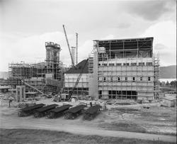 Karbidfabrikk, eksteriør fra sydvest. Opptak til årsberetnin