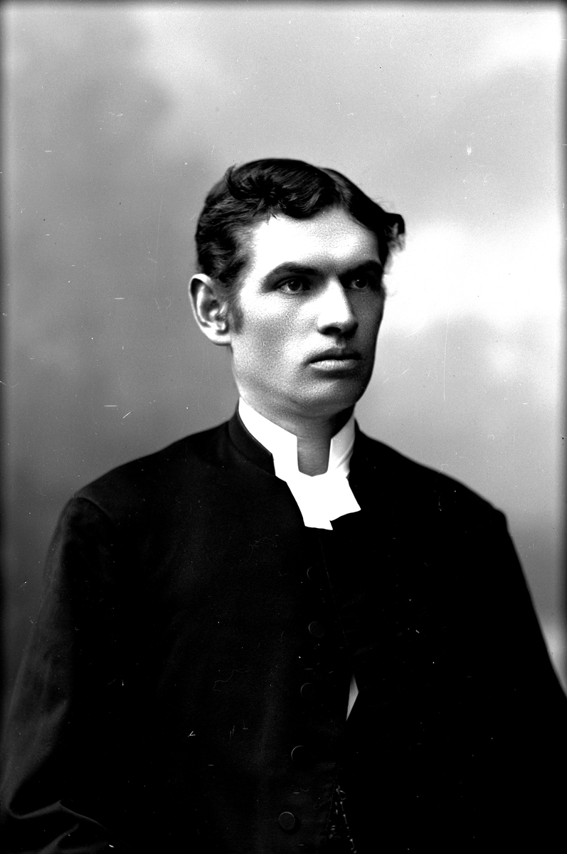 Pastor Haglund, 1890-talet. Fotograf: C Billberg.