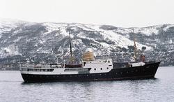 Skogøy forlater Narvik
Skogøy til havs
