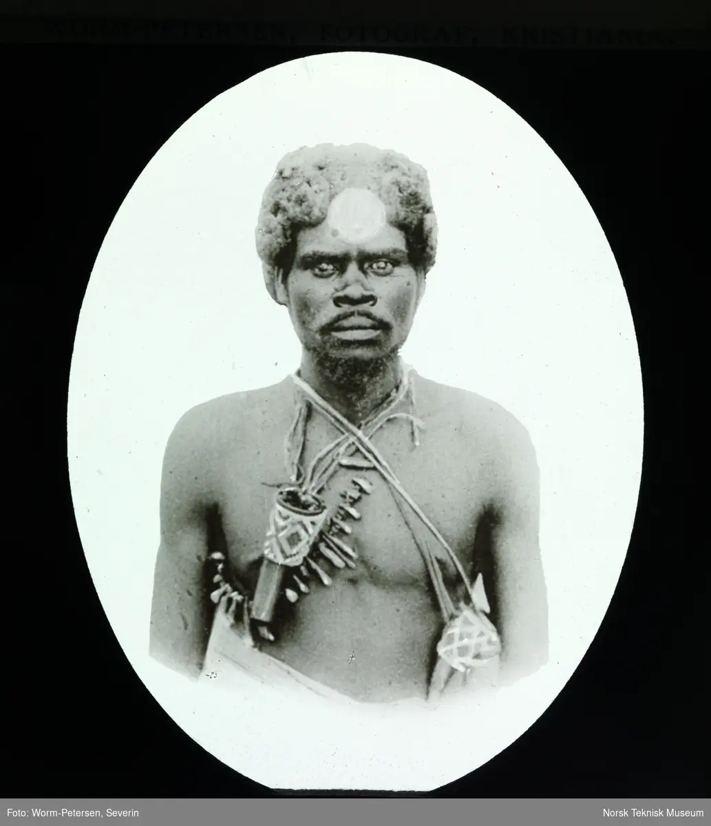 Portrett av innfødt i Madagaskar