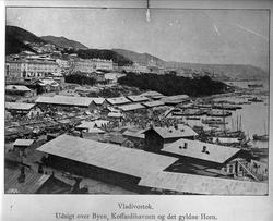 Utsikt over Vladivostok, Russland.