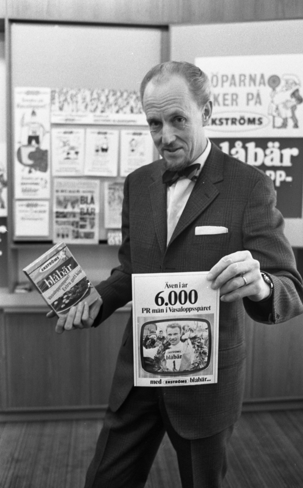Ekströms gör TV-kupp 25 februari 1967
Reklamchef disponent Sten Littorin