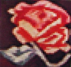 Strøblomster fra Kvam i Gudbrandsdalen, 1700-tallet [Grafikk