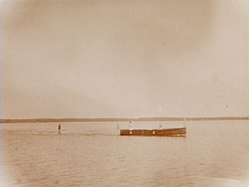 15/8 1925. Båt i sjön