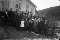 Fotsamling etter Hans Tveito. Helvigs bryllup 1920, Asklund.