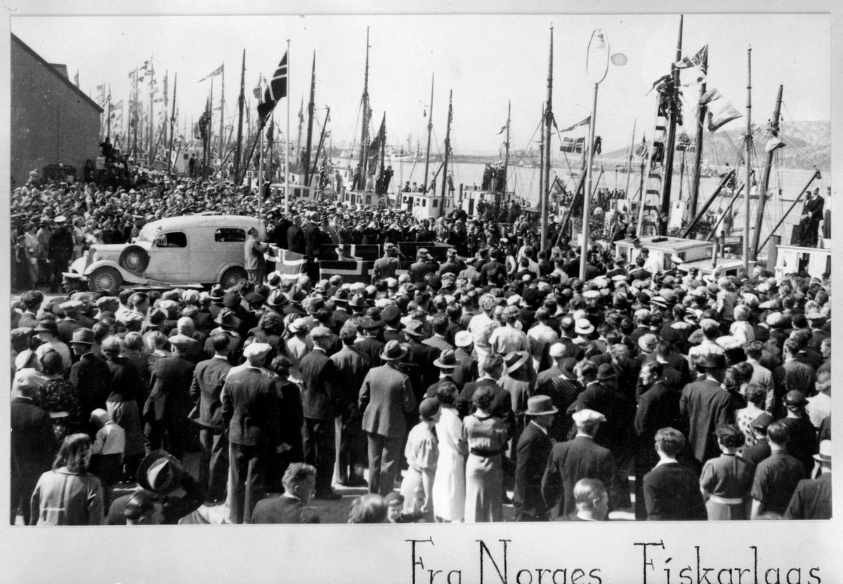 Konstituerende møte i Norges Råfisklag i Bodø i 1938