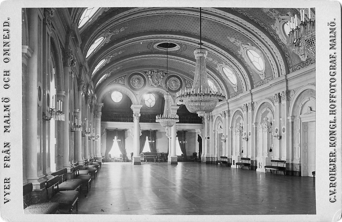 Knutssalen i Malmö Rådhus, trolgen under 1890-talet - Tekniska museet ...