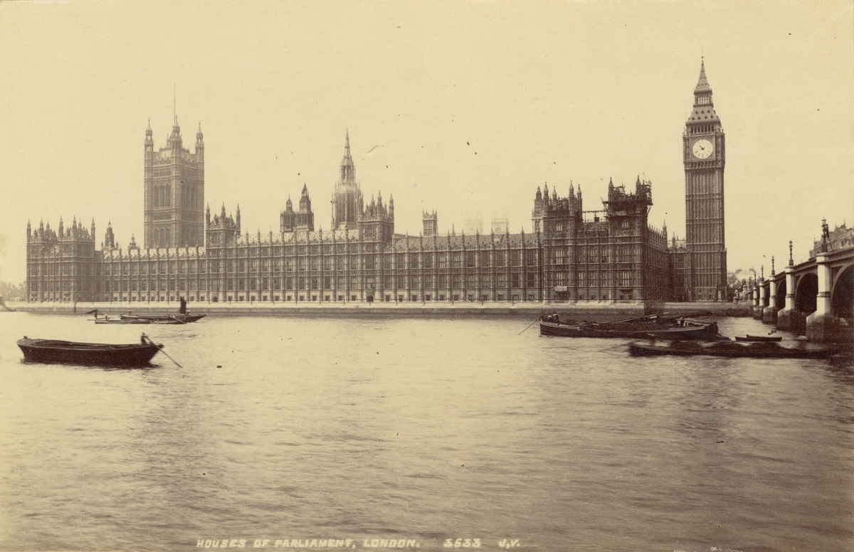 House of Parliament, London, 1886.