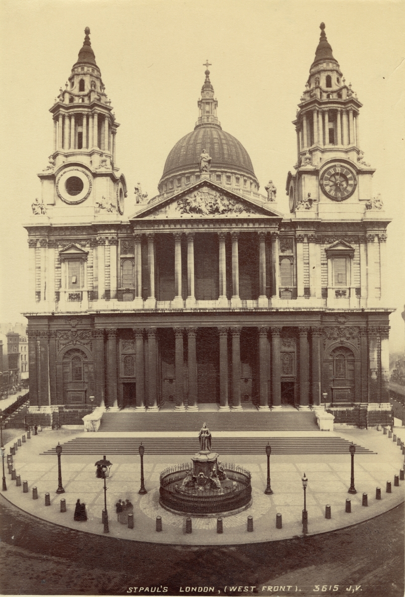 St. Pauls Cathedral, London, 1886.