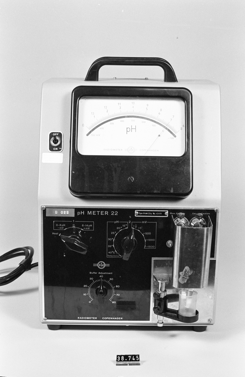 pH-meter - Tekniska museet / DigitaltMuseum