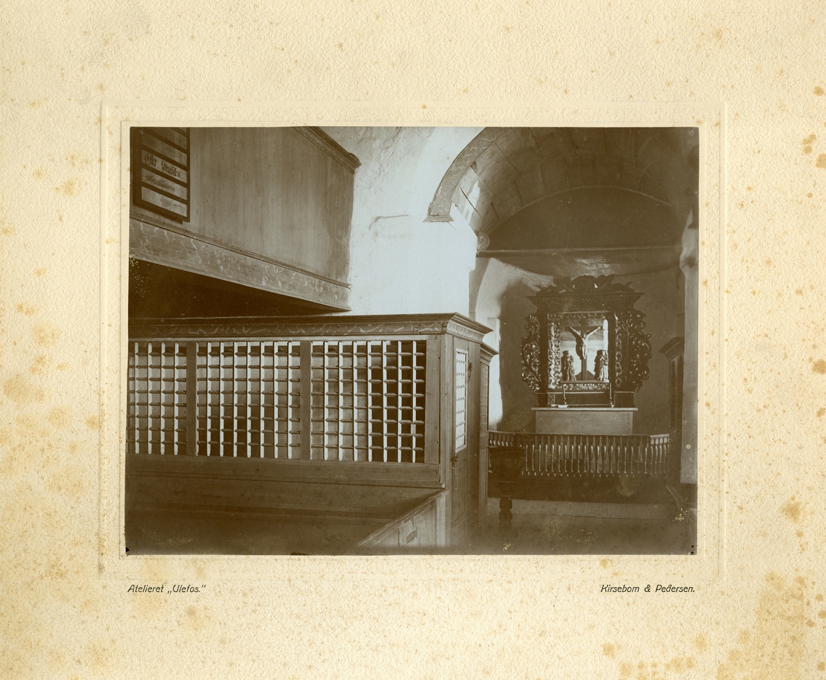 "Atelieret, Ulefos" fotografert av Kirsebom & Pedersen.