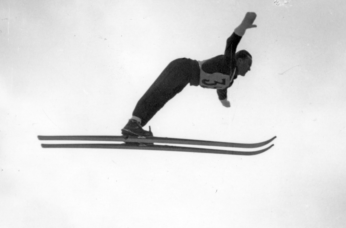 Kongsberg athlete Arnholdt Kongsgård in Garmisch-Partenkirchen 1936.