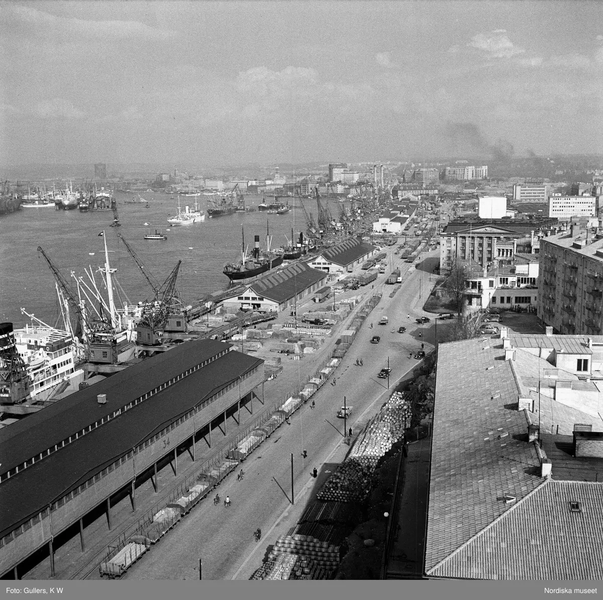 Panoramabild över Stigbergskajen, Göteborg