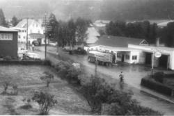 Nedre Gol sentrum. Gol Hotell og Viko Auto. Nørdre Nørheim (