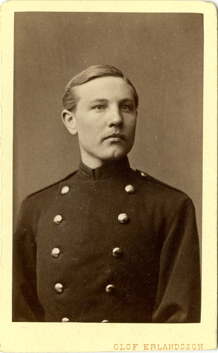 Porträtt av Johan Adam Mathias Hårleman, underlöjtnant vid Västmanlands regemente I 18.