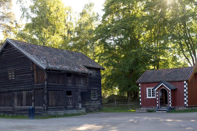 Farm Houses fram Ylis and Akkerhaungen in the Fram Stead from Telemark