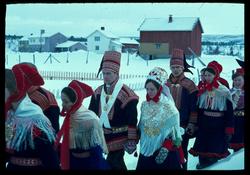 Karasjok i 1972. Bryllup, Inga Ravna Eira og Alf Isak Keskit