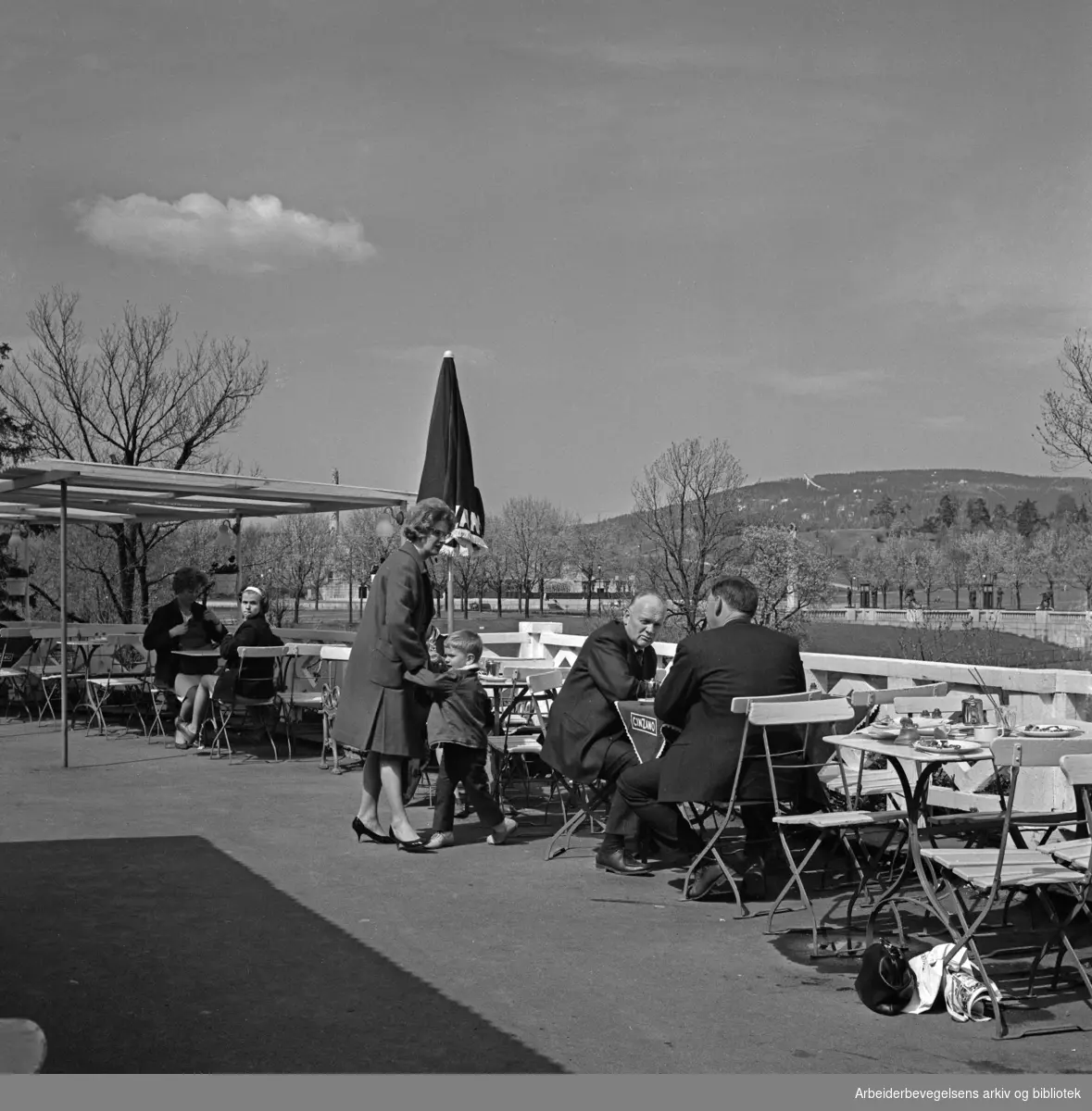 Frognerparken Café..Ca. 1965.
