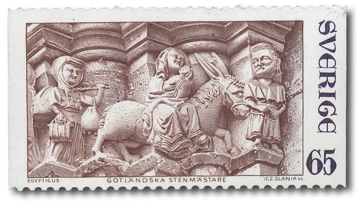 Detalj från Stångas kyrkas portal