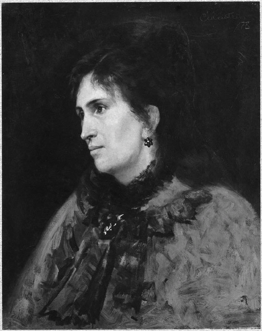 Amy Jaeder, 1843-1912, gift med friherre Gustav Cederström