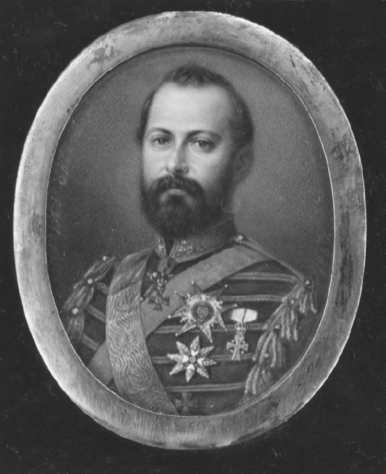 Carl XV, 1826-1872, kung, gift med Lovisa