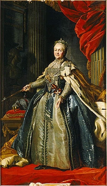 Katarina II, 1729-1796, kejsarinna av Ryssland prinsessa av Anhalt-Zerbst