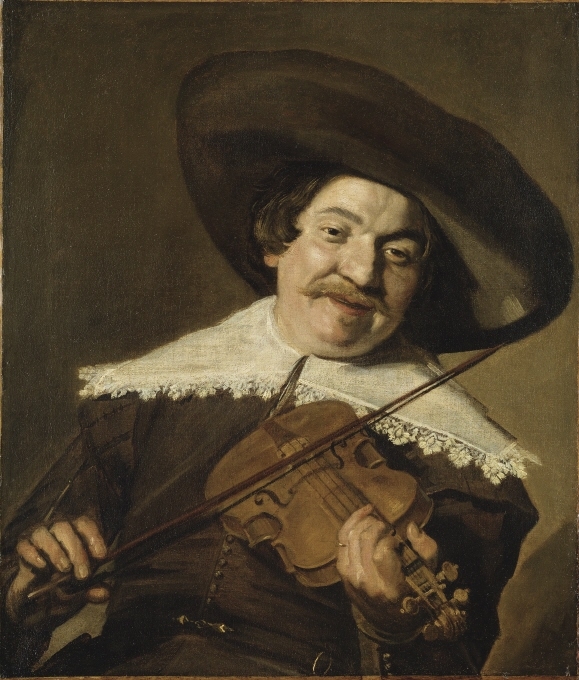 Frans Hals målade av de personer han umgicks med, utan några försök att smickra. Han hade ett unikt öga för den individuella karaktären och hans porträtt är livliga och spontana. Hals är också berömd för sin tekniska skicklighet att återge ansikten, skinn och textil.  Med ledning av en teckning av Mathys van den Bergh (1617-1687) från 1655 (Museum Boijmans Van Beuningen, Rotterdam) har den avporträtterade identifierats som Daniel van Aken. Att döma av teckningen så har målningen beskurits längs alla fyra sidorna och ett draperi på vänster sida har avlägsnats.