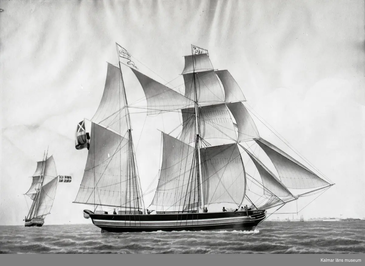 Segelfartyg Susanna av Påskallavik.