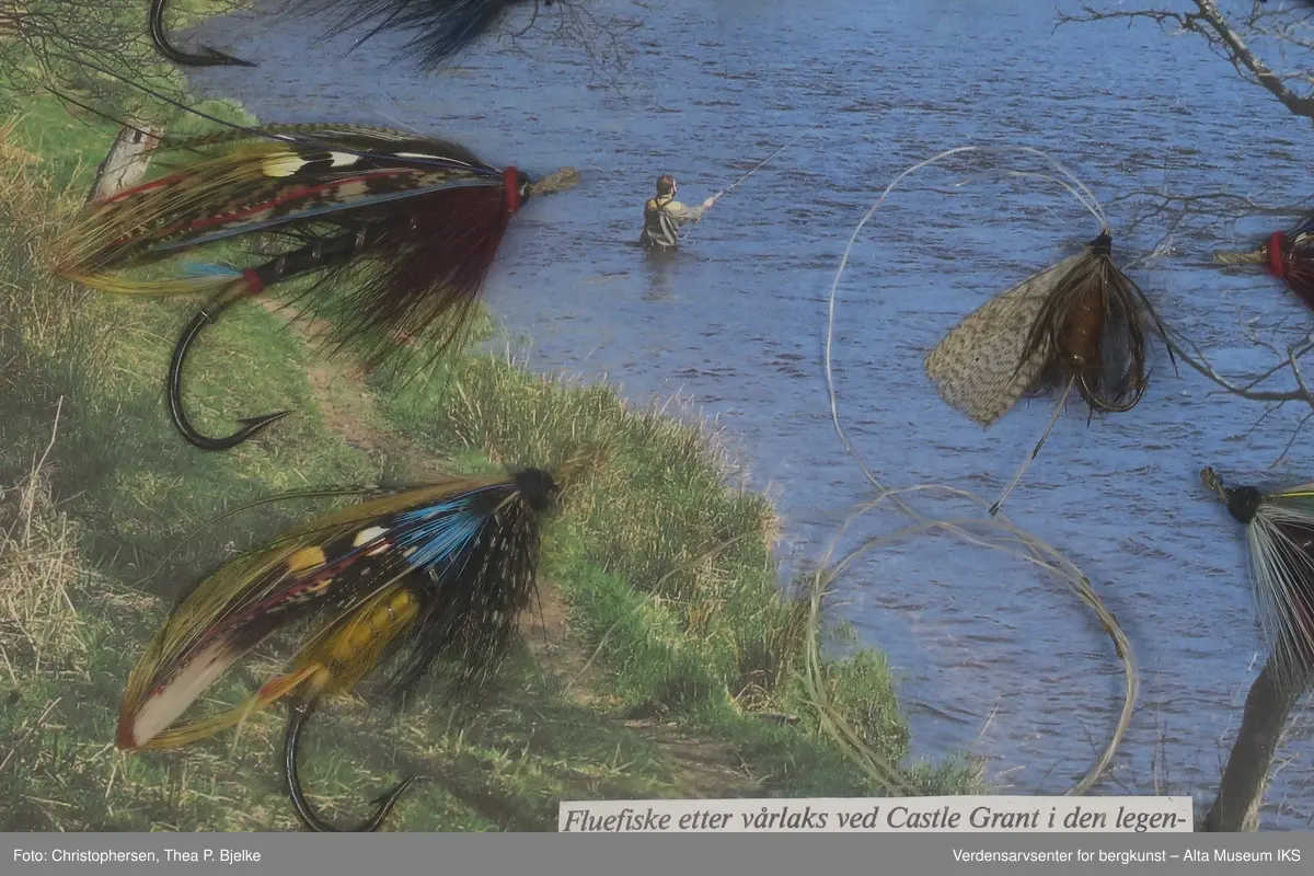 Bakgrunnsmotiv fra fiskeelven Spey