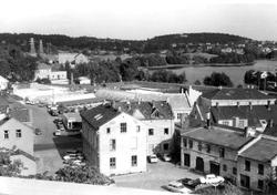 Oversiktbilde fra Moss. Fra Høyblokka mot Jeløy og sentrum.