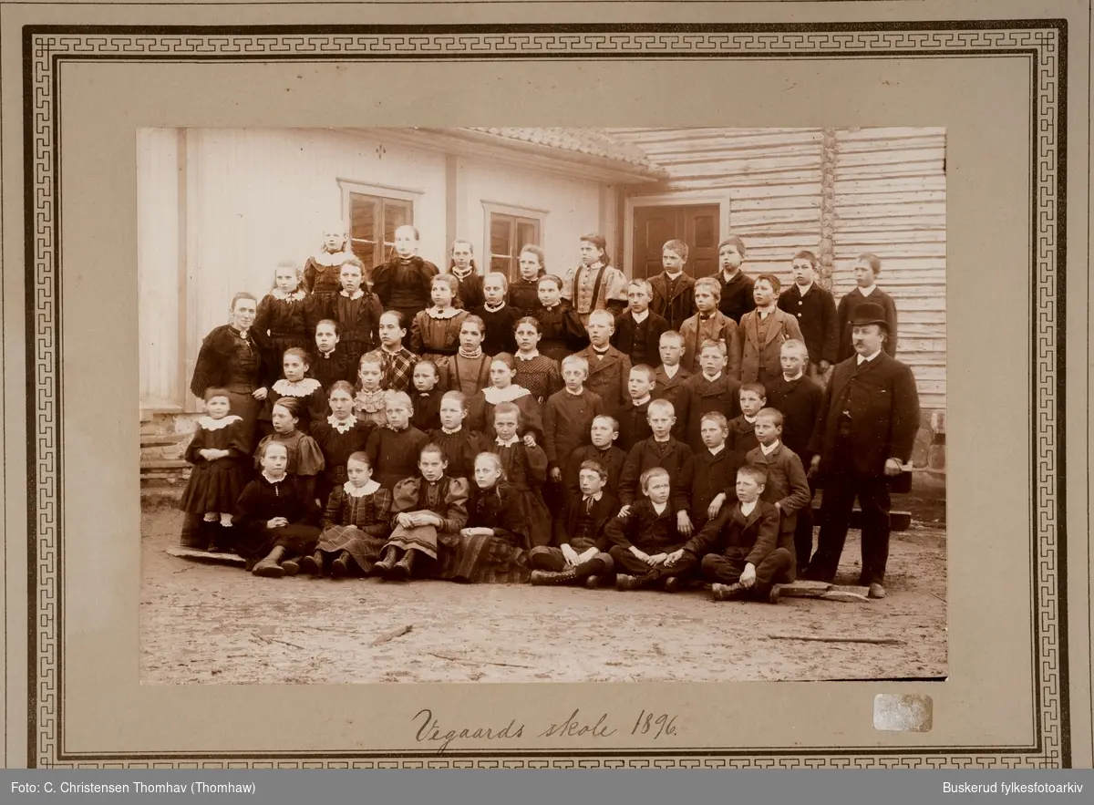 Wegaards skole i Åsa  1896