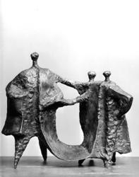 Tradisjon. Utkast til fiskermonument [Skulptur]